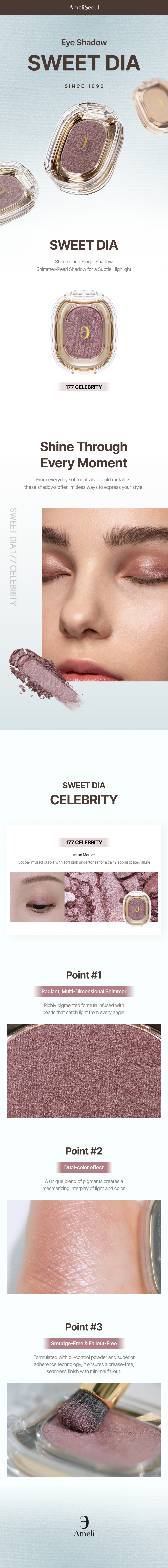 AmeliSeoul Sweet Dia 177 Celebrity 0.05 oz.(1.7g) detail 1