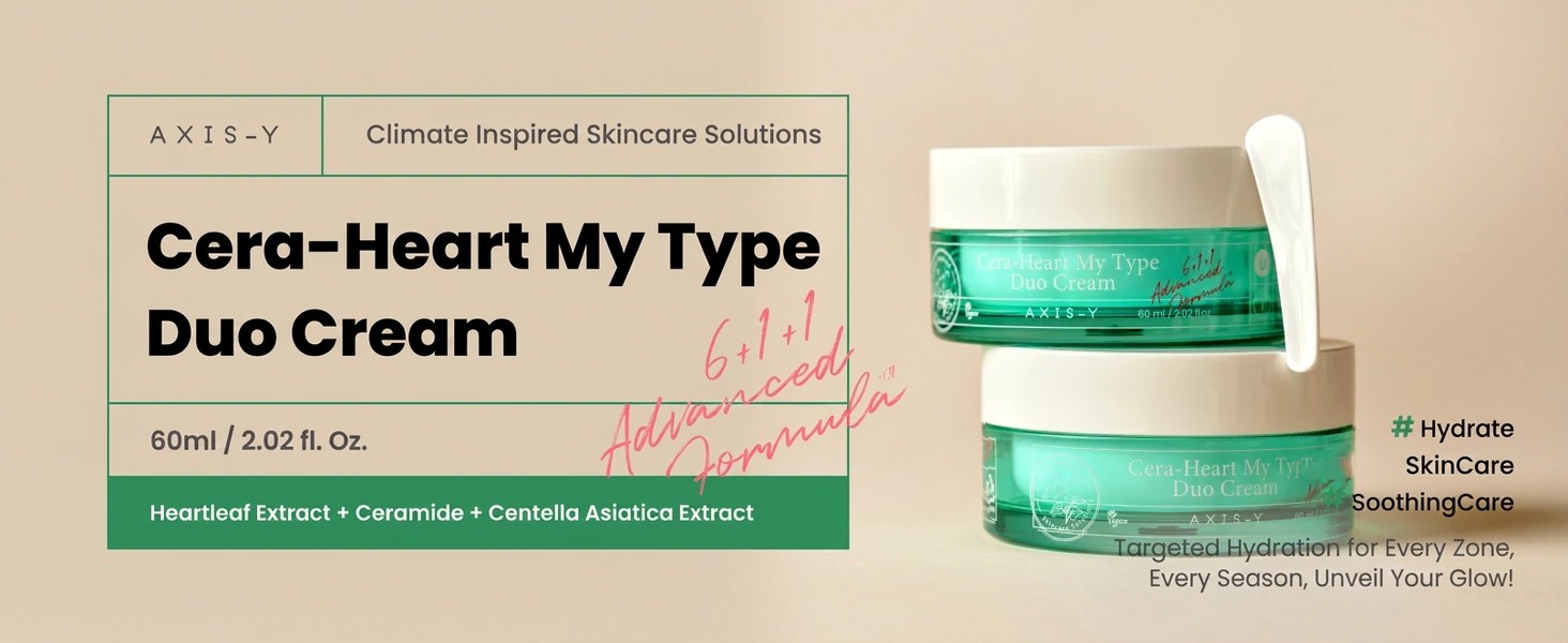 AXIS-Y Cera-heart My Type Duo Cream 2.02 fl. oz.(60ml) | OLIVE