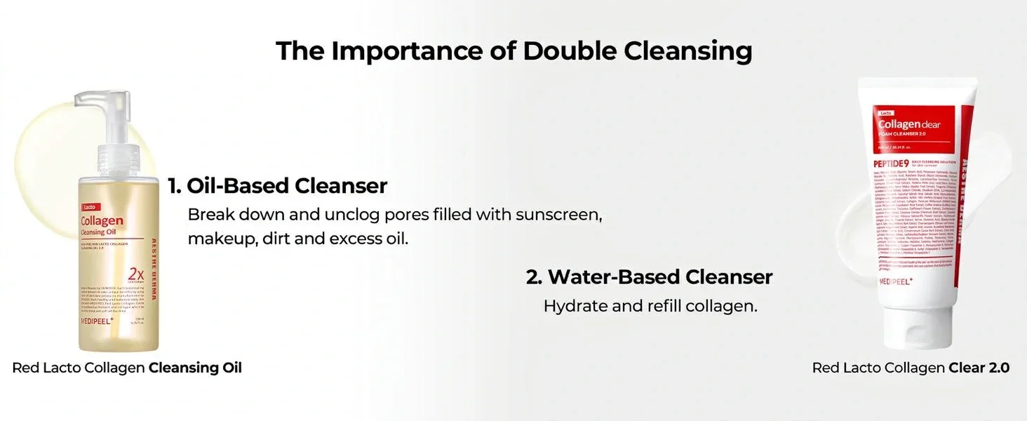 MDP Red Lacto Collagen Cleansing Oil 2.0/6.76 fl. oz.(200ml) detail 3
