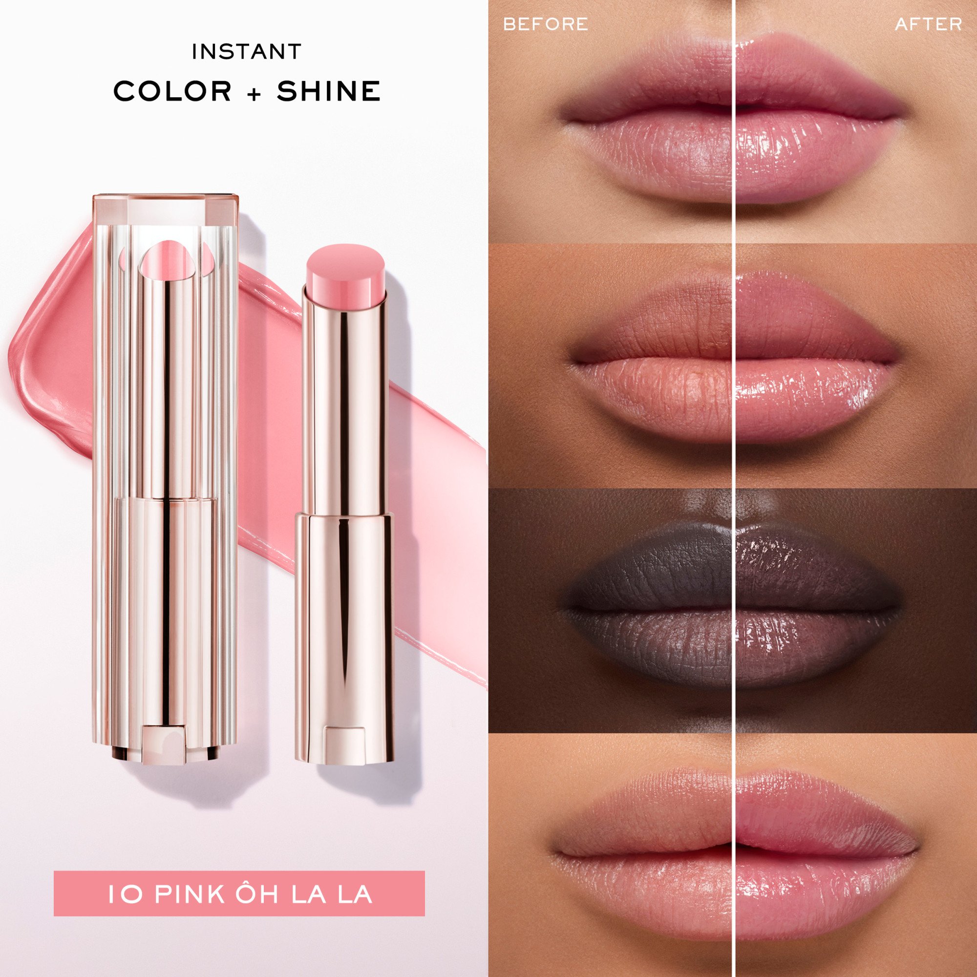 [6colors] Lancome Lip Idole Squalane-12 Butterglow Hydrating Lip Balm 1.13 oz.(3g) detail 7