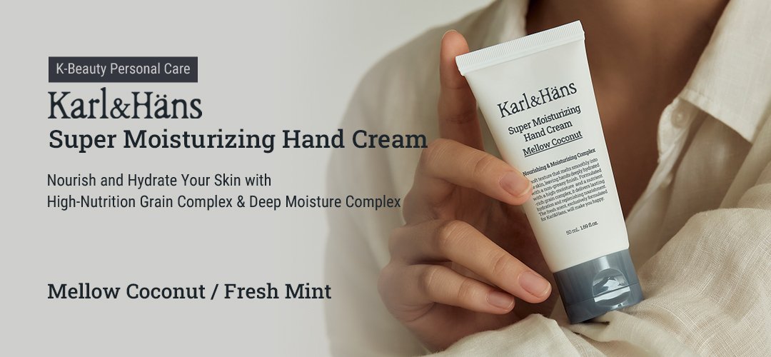 [2scents] Karl&Hans Super Moisturizing Hand Cream 1.69 fl. oz.(50ml) detail 1