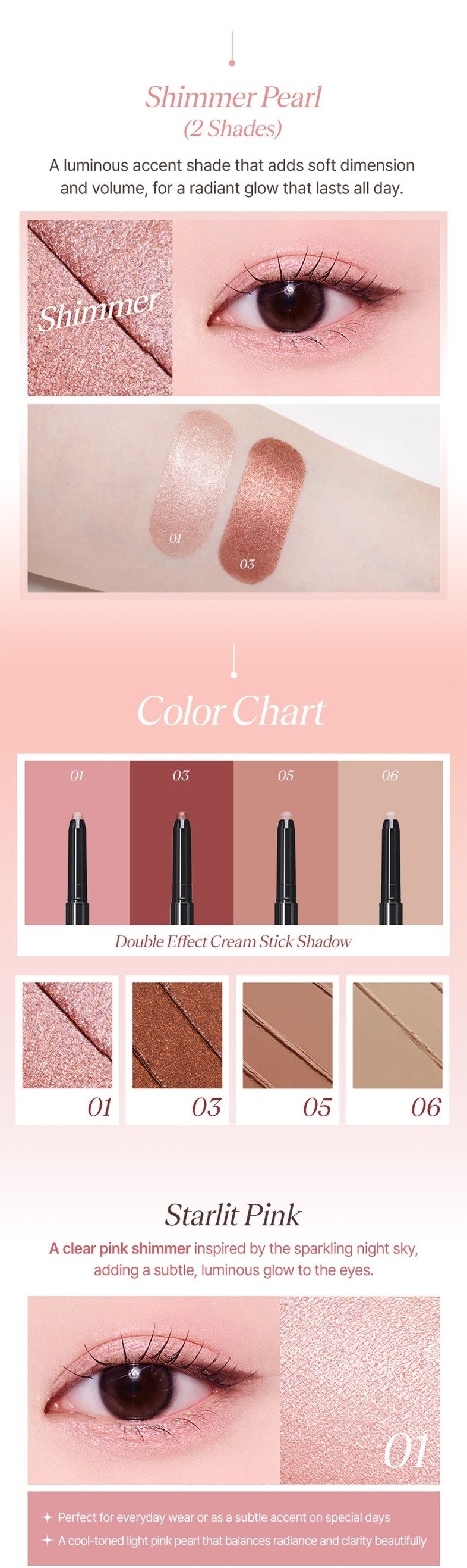 [4colors] SISTER ANN Double Effect Cream Stick Shadow 0.03 oz.(0.9g) detail 2