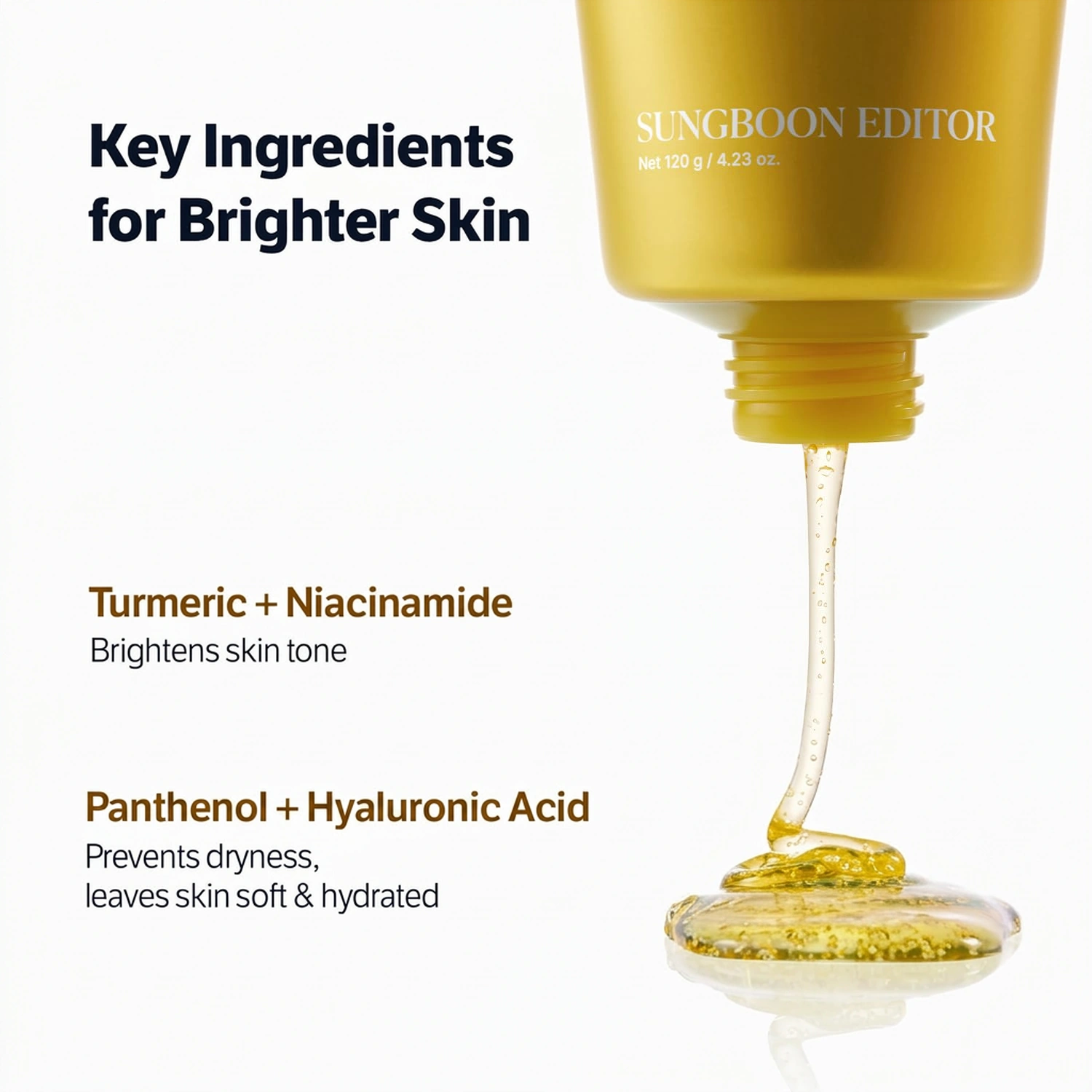SUNGBOON EDITOR Kojic Acid Niacinamide Radiance Soothing Gel