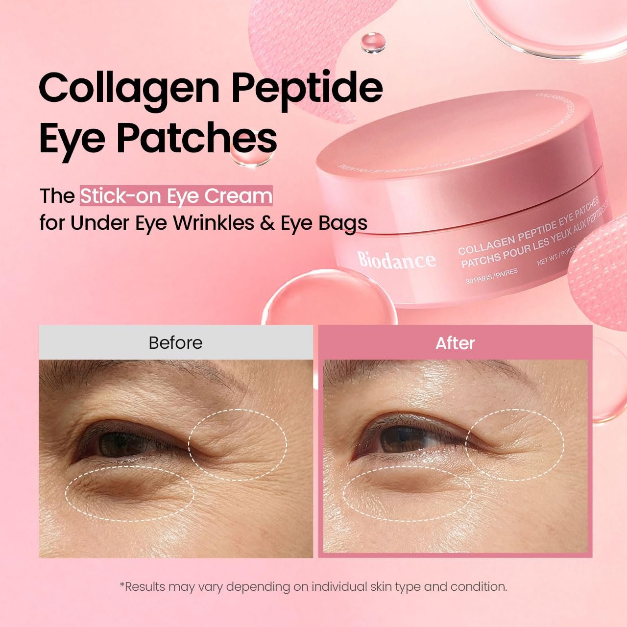 Biodance Collagen Peptide Eye Patches 2.99 oz.(85g) x 30ea detail 2