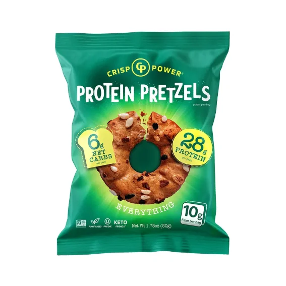 [4flavors] CRISP POWER Protein Pretzel 1.75 oz.(50g) detail 3