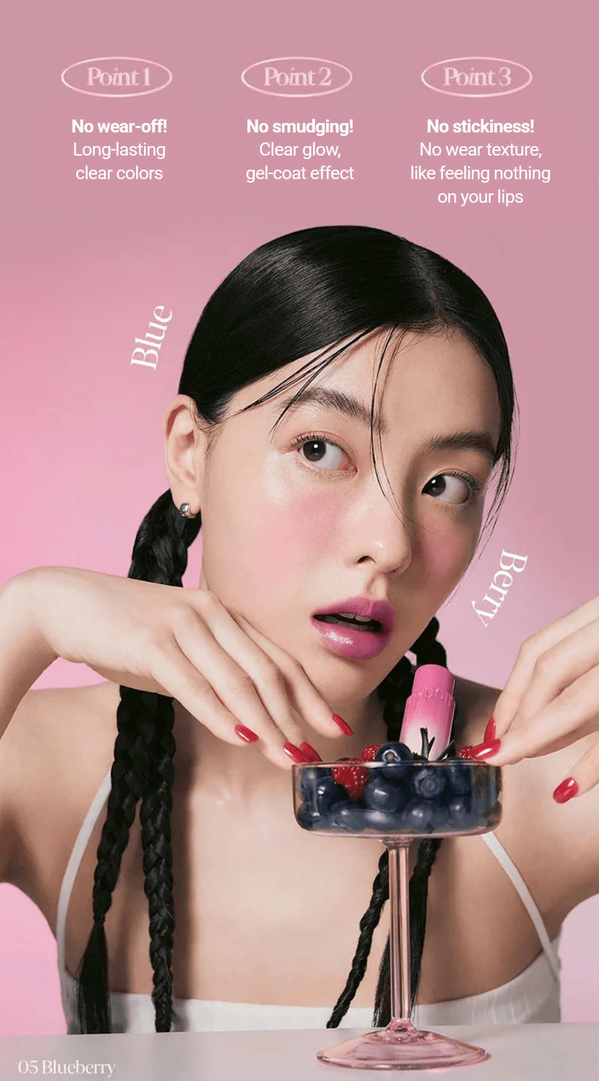 [7colors] espoir Nowear Lipstick Balming Glow 0.10 oz.(3g) detail 3