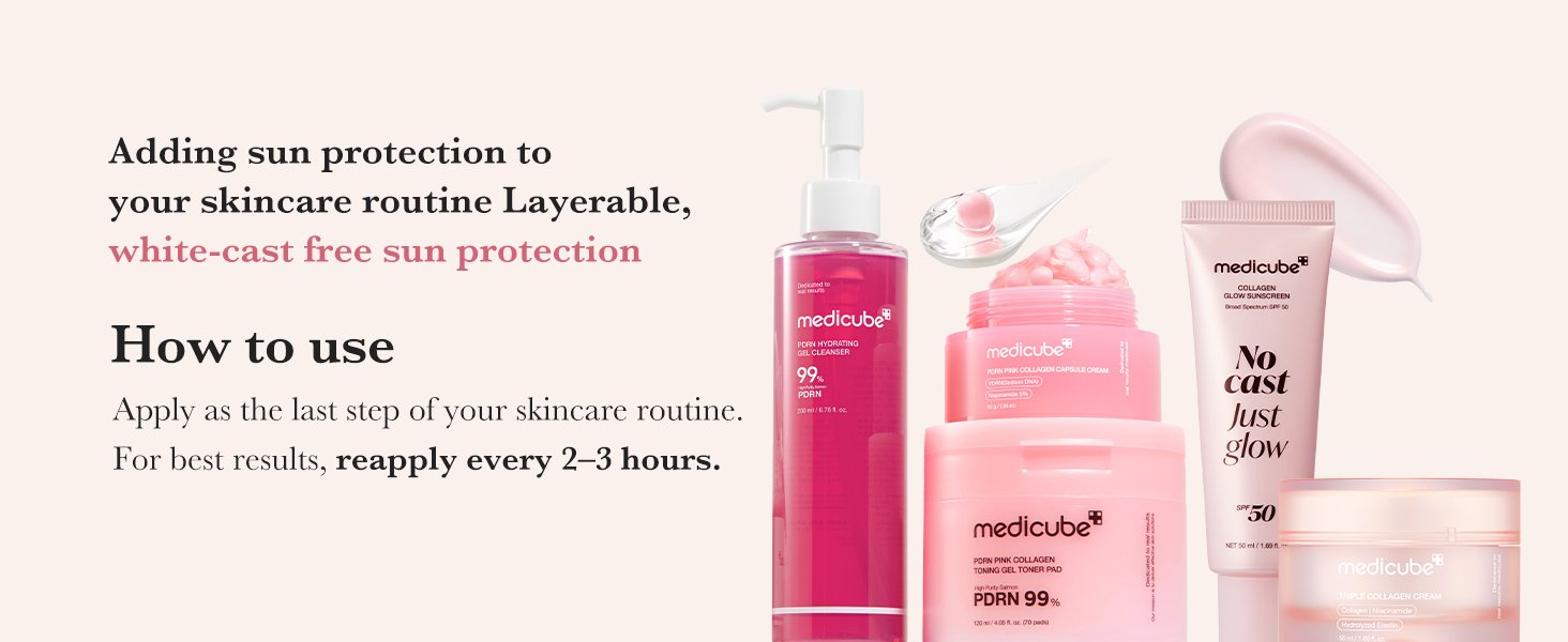 medicube Collagen glow Sunscreen 1.69 fl. oz.(50ml) detail 6