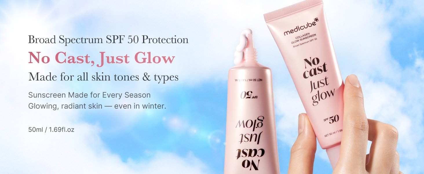 medicube Collagen glow Sunscreen 1.69 fl. oz.(50ml) detail 1