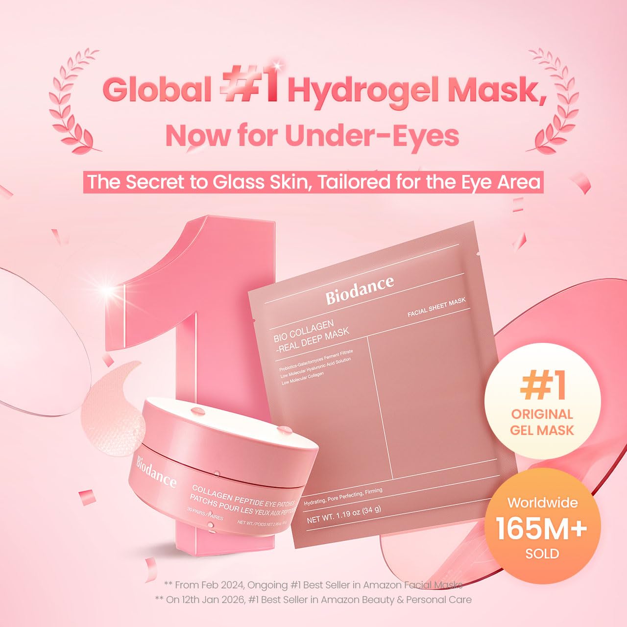 Biodance Collagen Peptide Eye Patches 2.99 oz.(85g) x 30ea | OLIVE