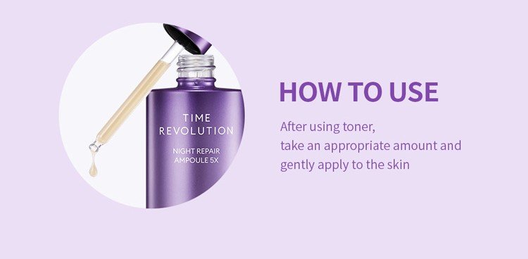 MISSHA Time Revolution Night Repair Ampoule 5x 1.69 fl. oz.(50ml) detail 2