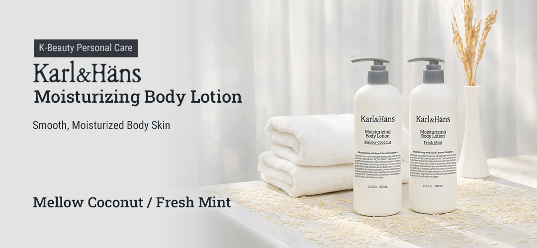 2scents] Karl&Hans Moisturizing Body Lotion 13.2 fl. oz.(390ml