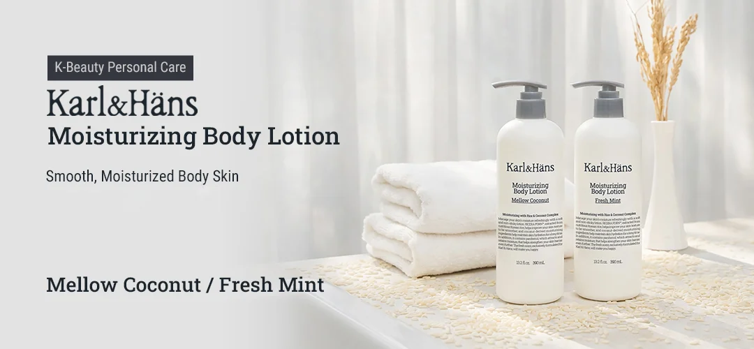 [2scents] Karl&Hans Moisturizing Body Lotion 13.2 fl. oz.(390ml) detail 1
