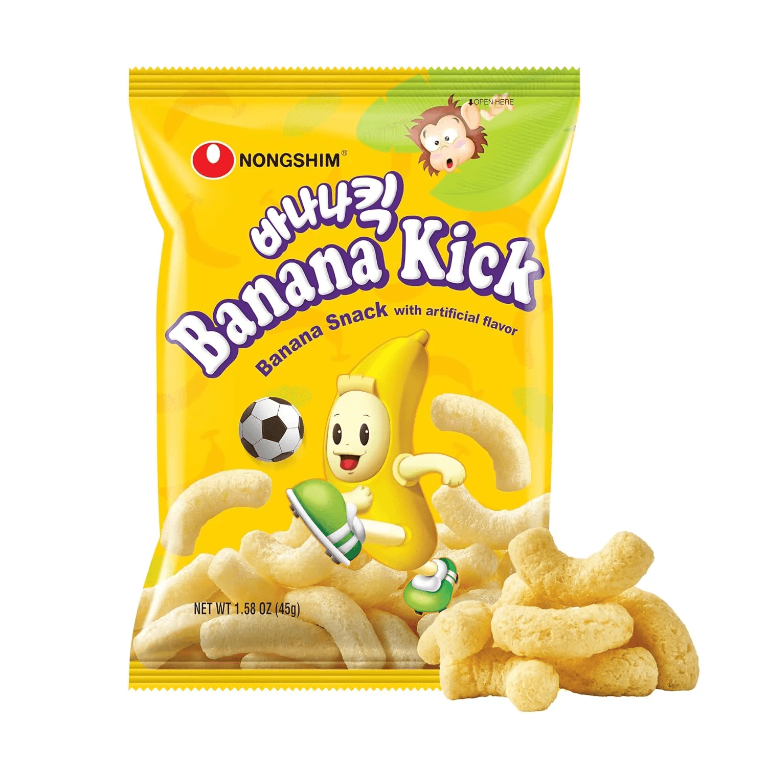 Nongshim Banana Kick 1.58 oz.(45g) detail 1