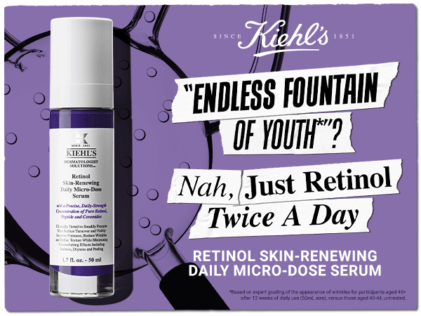 Kiehl's Micro-dose Anti-aging Retinol Serum 1.01 fl. oz.(30ml) detail 1