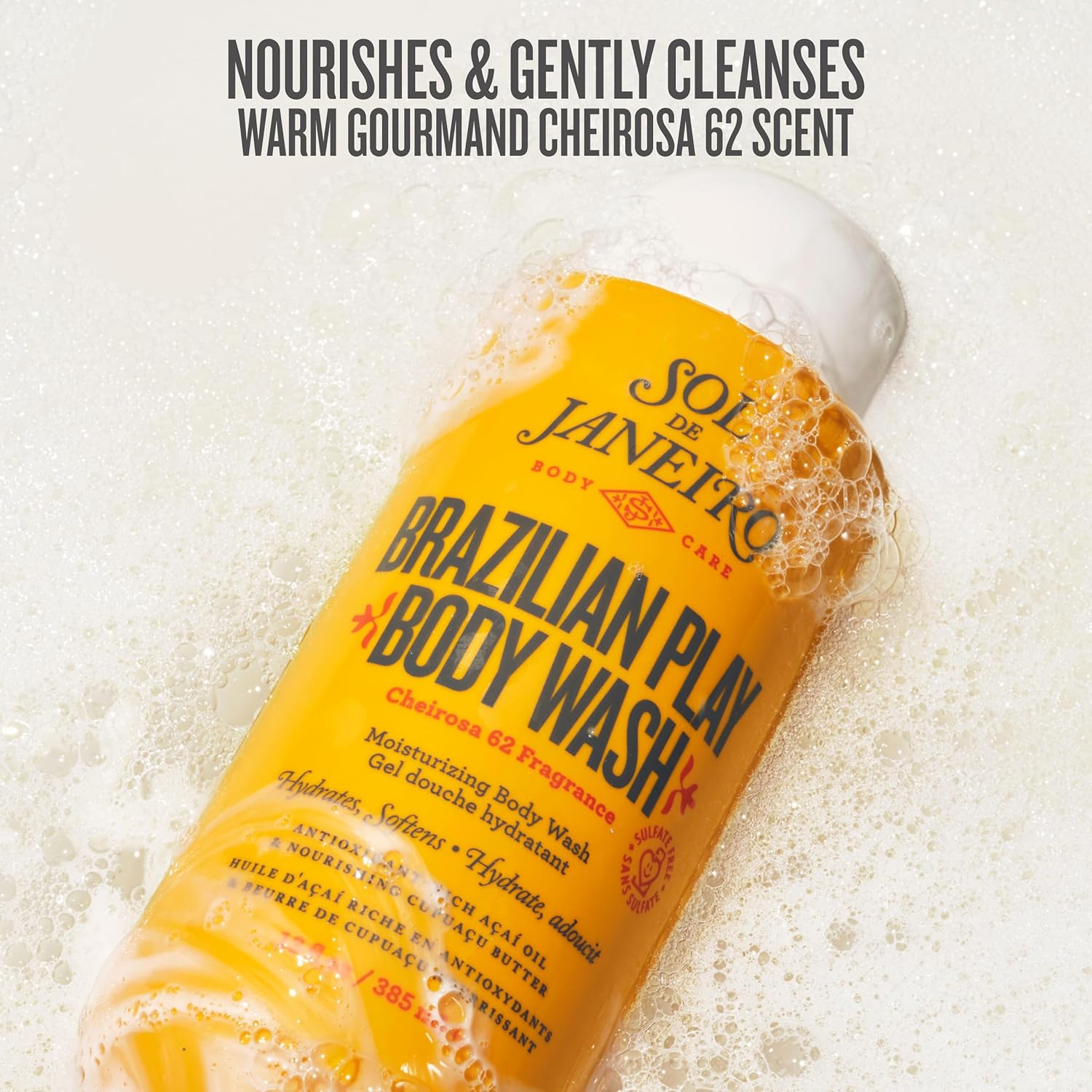 Sol De Janeiro Brazilian Play Moisturizing Shower Cream-gel 13 fl