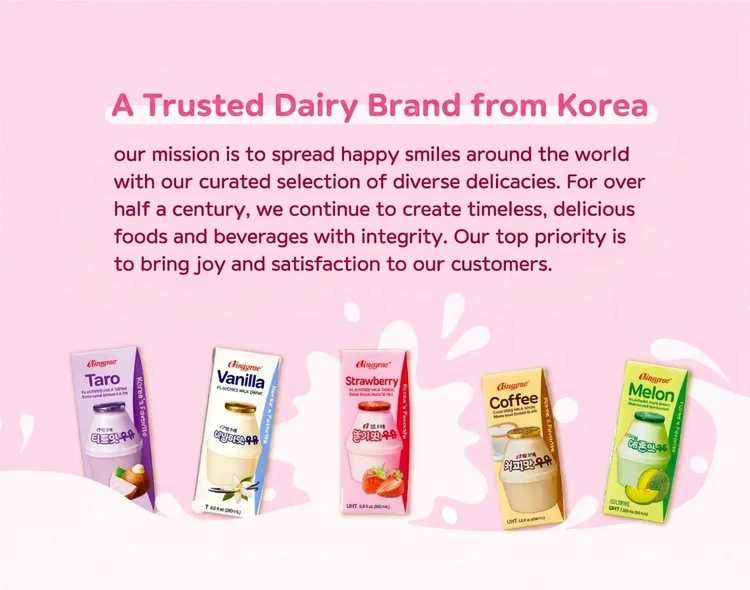 Binggrae Strawberry Flavored Milk 6.8 fl. oz.(200ml) detail 5