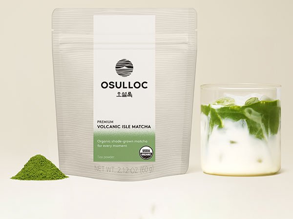 OSULLOC Volcanic Isle Matcha (premium) 2.12 oz.(60g) detail 2