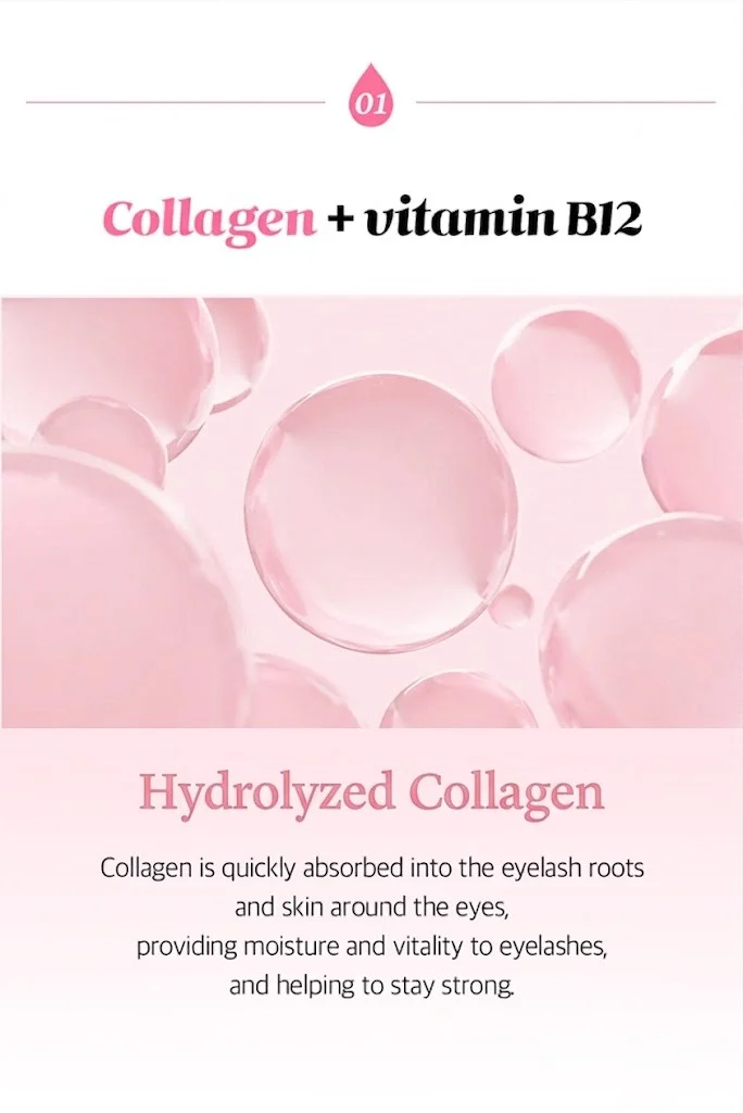 CORINGCO Pink Collagen Power Eyelash Serum 0.43 fl. oz.(13ml) detail 1