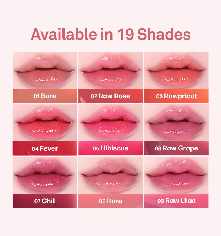 [19colors] hince Raw Glow Gel Tint 0.13 fl. oz.(4ml) detail 3