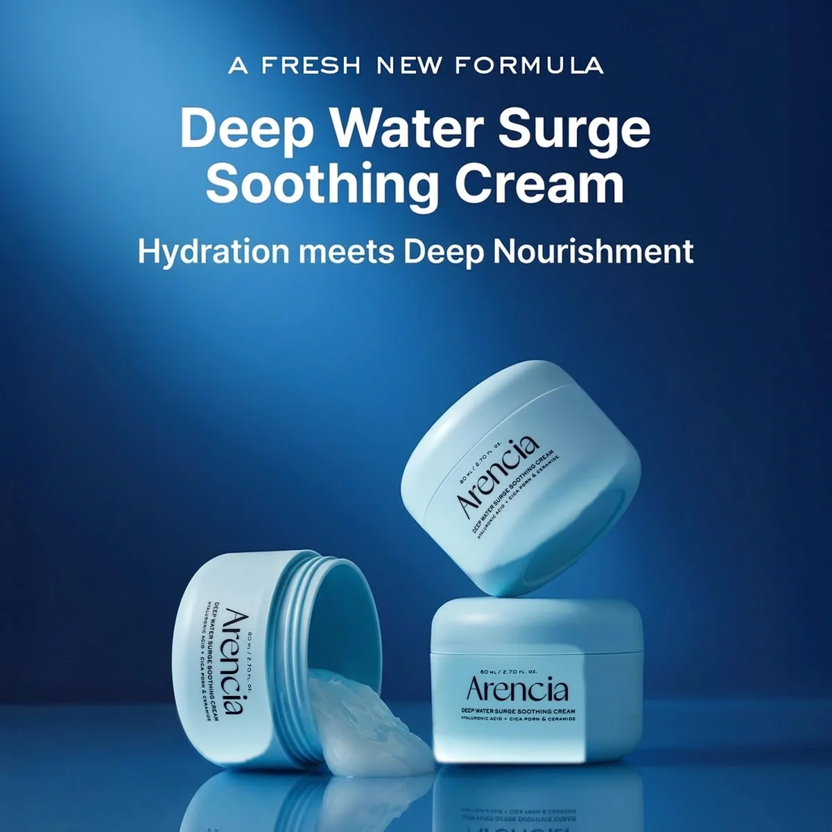 Arencia Deep Water Surge Soothing Cream 3.71 fl. oz.(110ml) detail 1