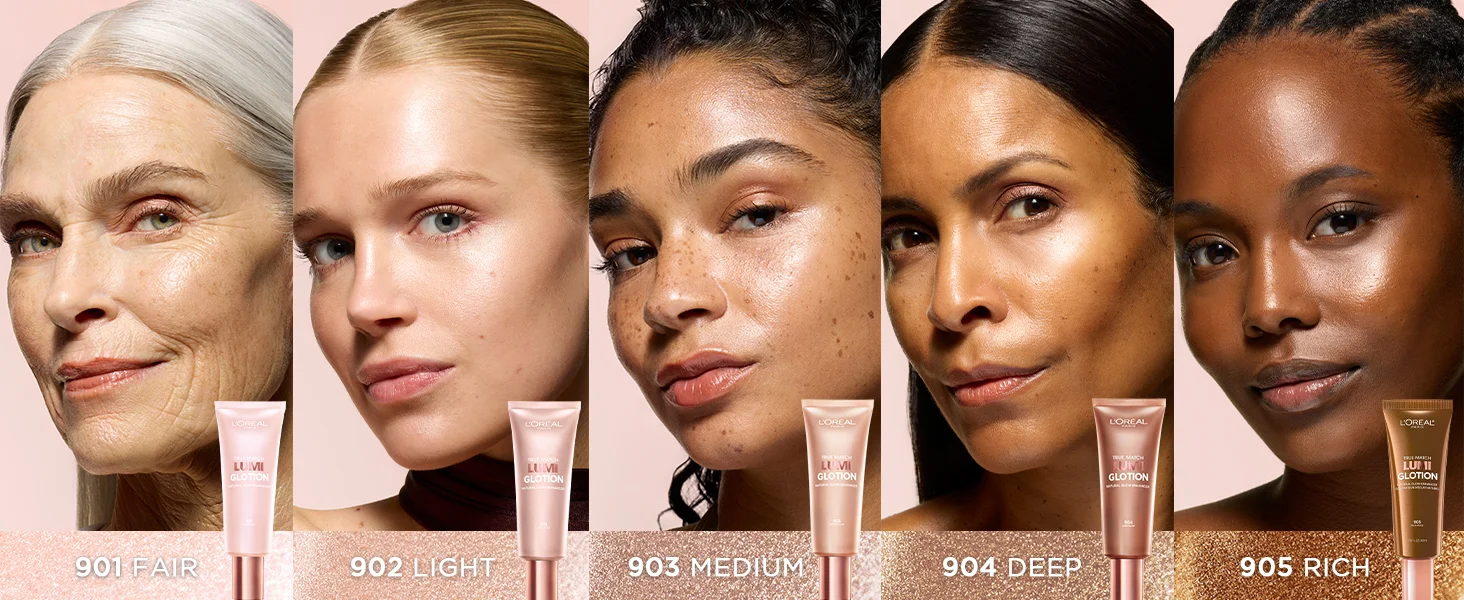 [5colors] LOREAL PARIS Lumi Glotion Natural Glow Enhancer, Face And Body, 1.35 fl. oz.(40ml) detail 2