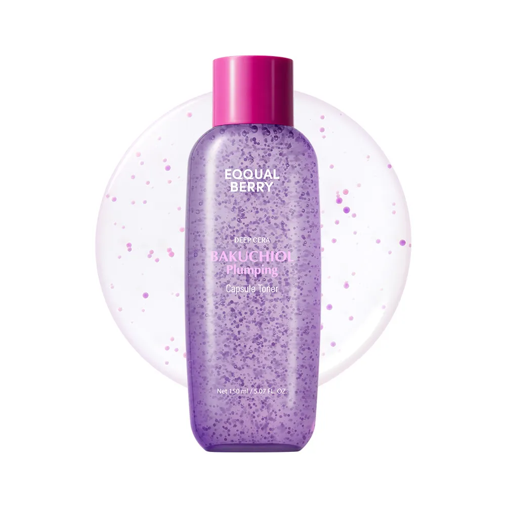 EQQUALBERRY Bakuchiol Plumping Capsule Toner 5.07 fl. oz.(150ml)