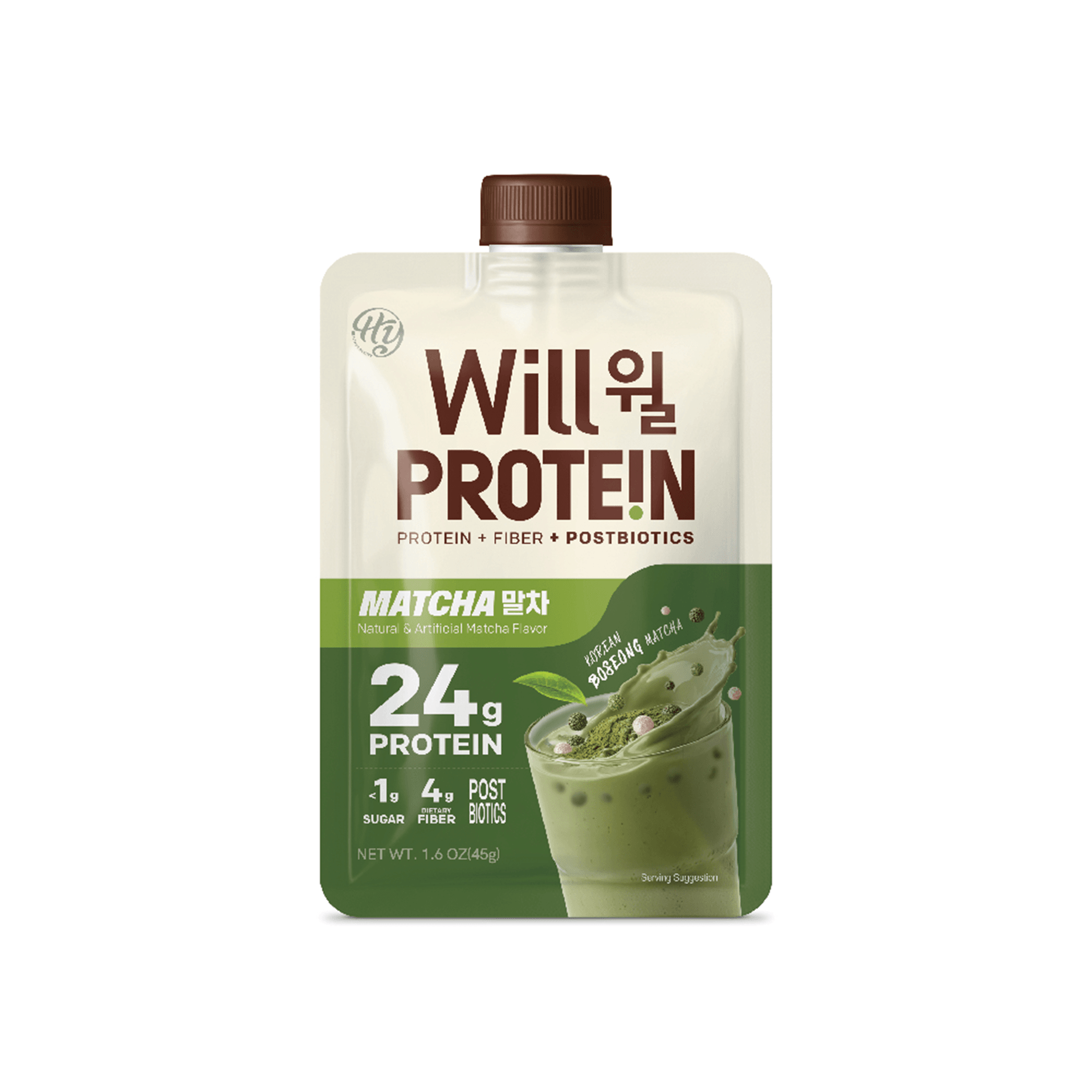 HY Will Protein Shake Matcha 1.6 oz. (45g) detail 2