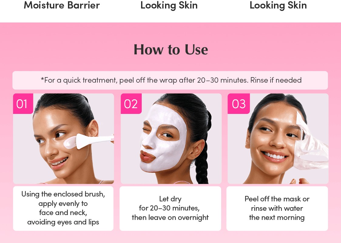 EQQUALBERRY Nad+ Peptide Boosting Night Wrapping Mask 2.53 fl. oz.(75ml) detail 3