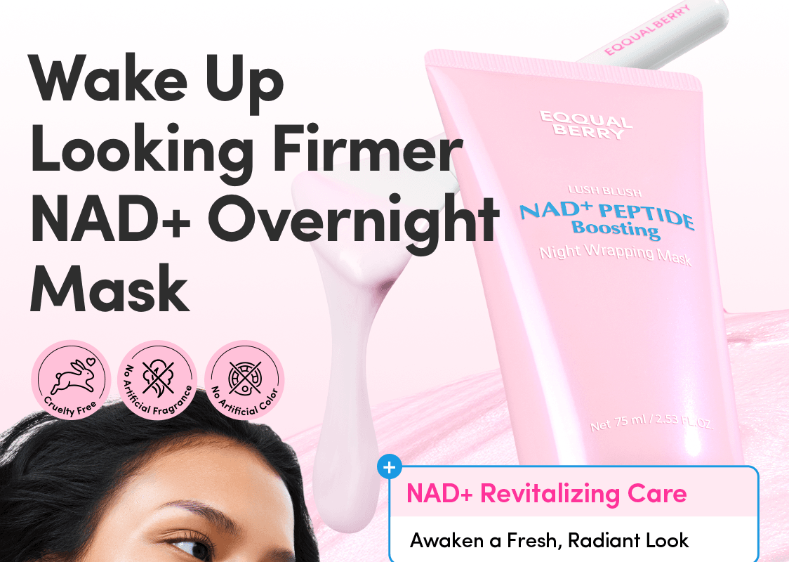 EQQUALBERRY Nad+ Peptide Boosting Night Wrapping Mask 2.53 fl. oz.(75ml) detail 1
