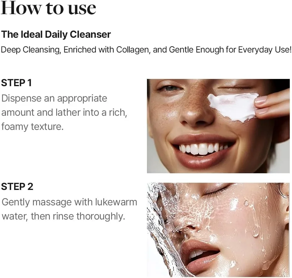 MDP Red Lacto Collagen Clear Foam Cleanser 2.0 4.05 fl. oz.(120ml) detail 3