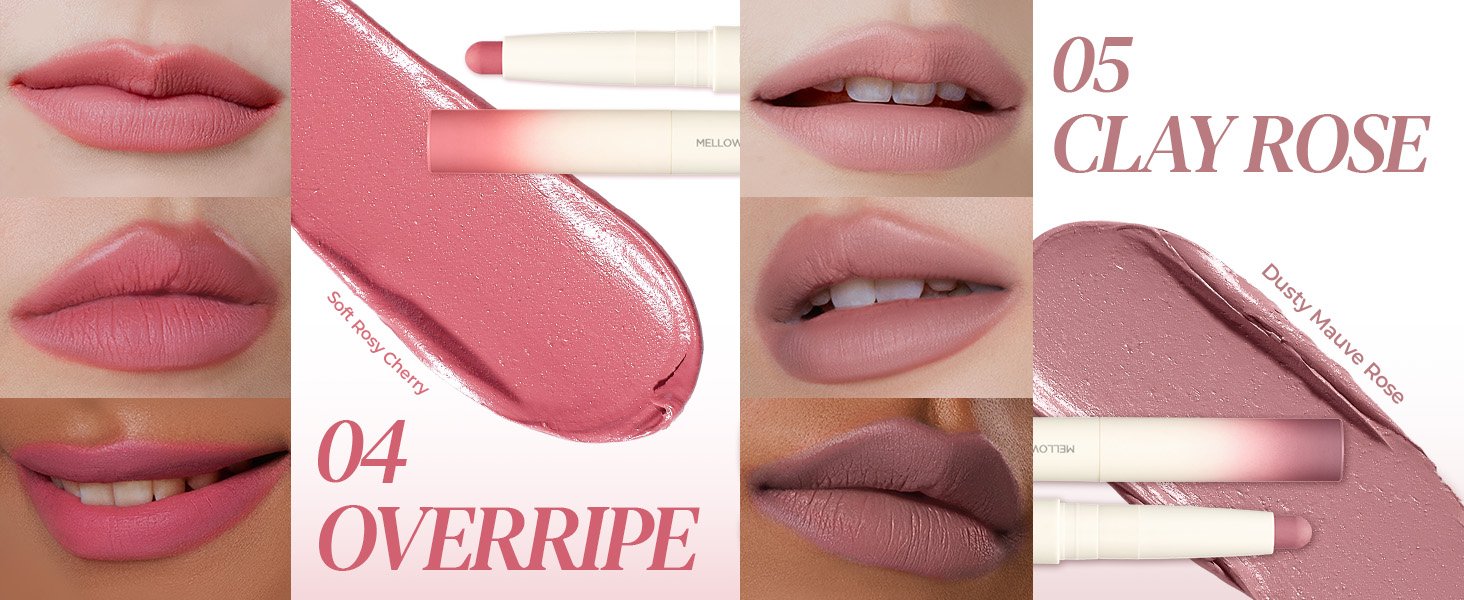 [4colors] Holika Holika Mellow Blurring Lip Pencil 0.04 oz.(1.3g) detail 4