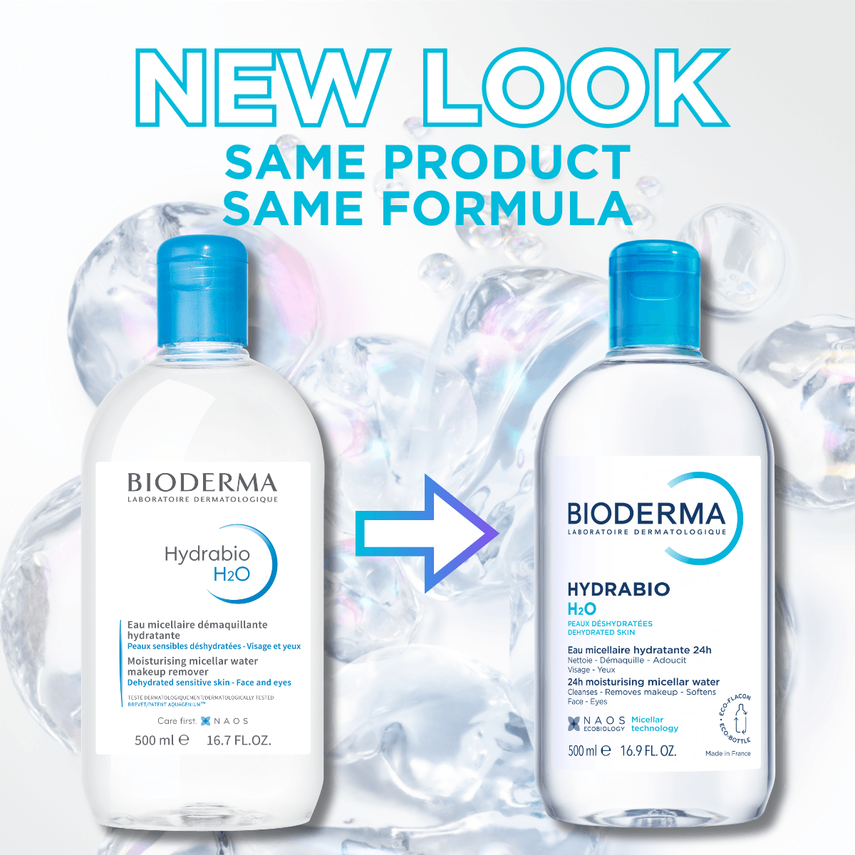 Bioderma Hydrabio H2O 16.9 fl. oz.(500ml) detail 3