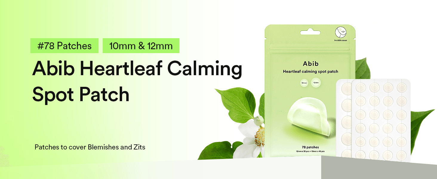 Abib Heartleaf Calming Spot Patch x 78ea detail 1
