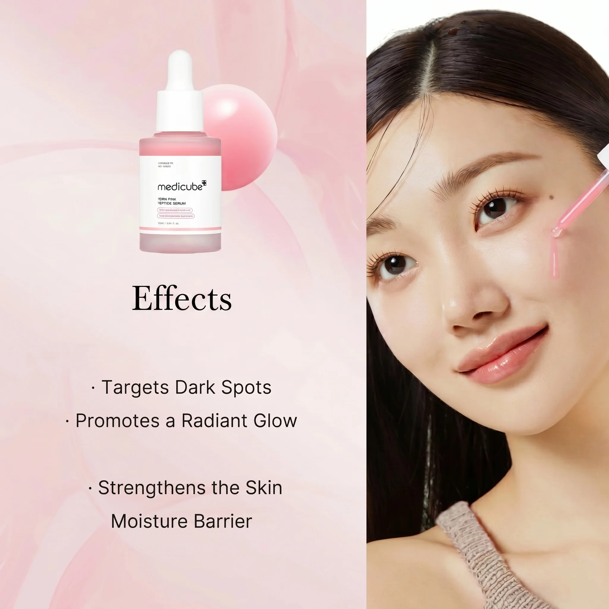medicube PDRN Pink Peptide Serum 1.01 fl. oz.(30ml) Refill Set (+Serum Refill 1.69 fl. oz.(50ml)) detail 2