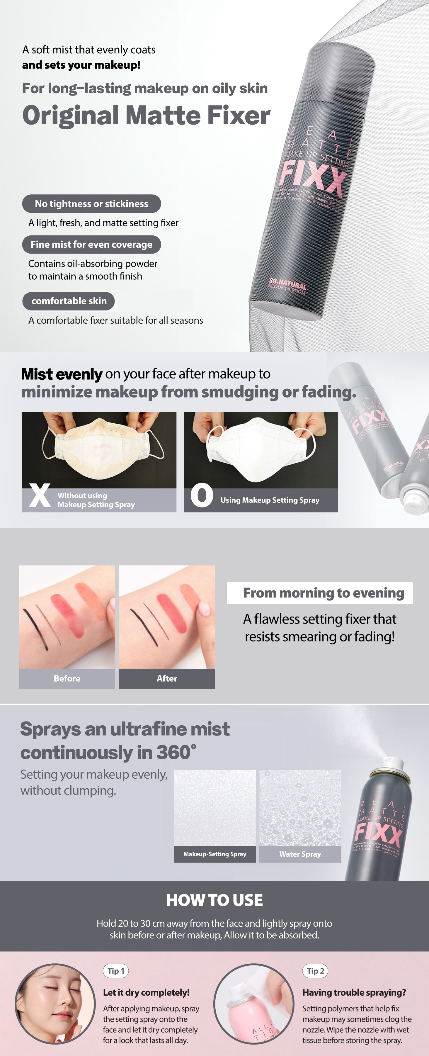 sonatural Powder4room Real Matte Make Up Setting Fixx 2.53 fl. oz.(75ml) detail 2