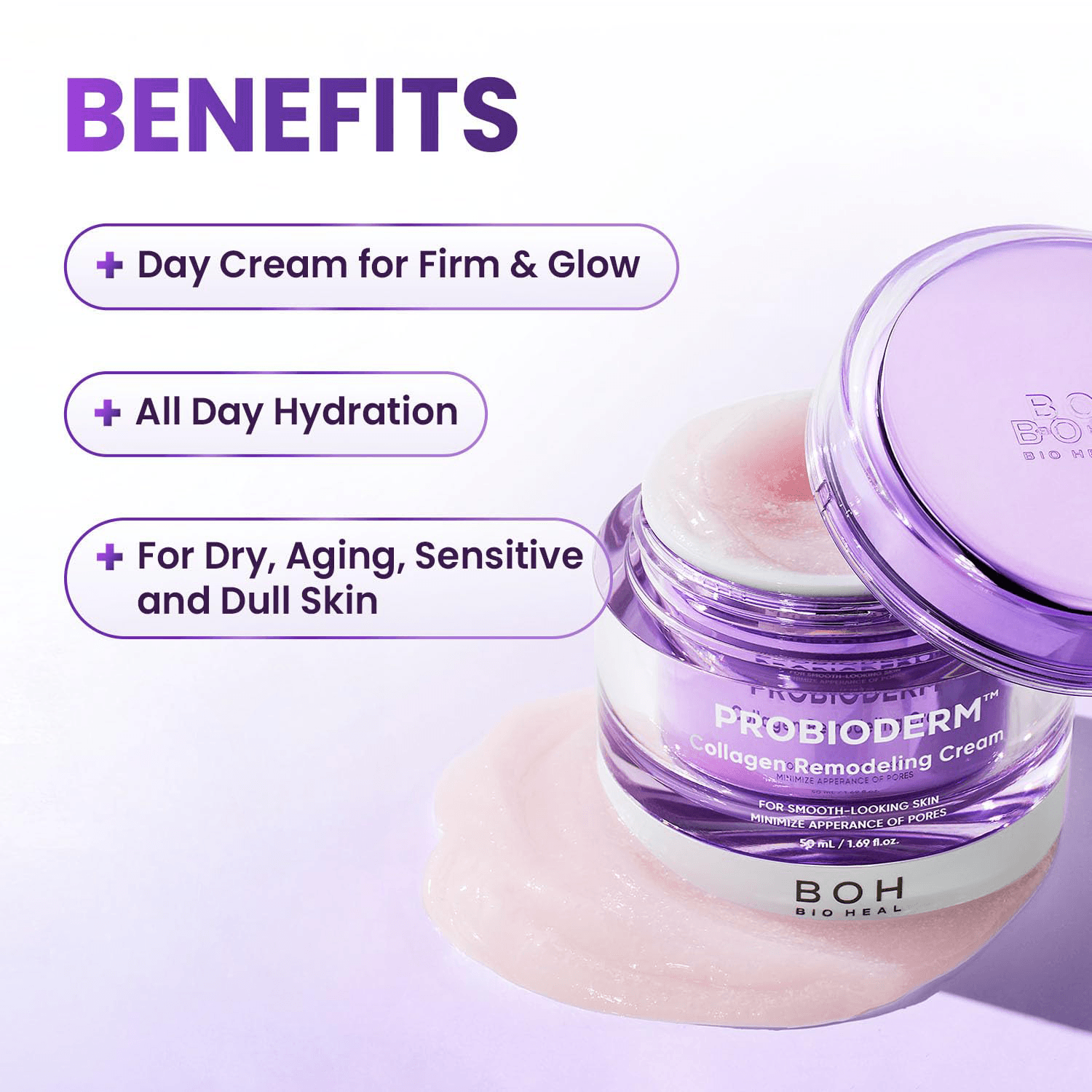 BIOHEAL BOH Probioderm Collagen Remodeling Cream 1.69 fl. oz.(50ml) detail 2