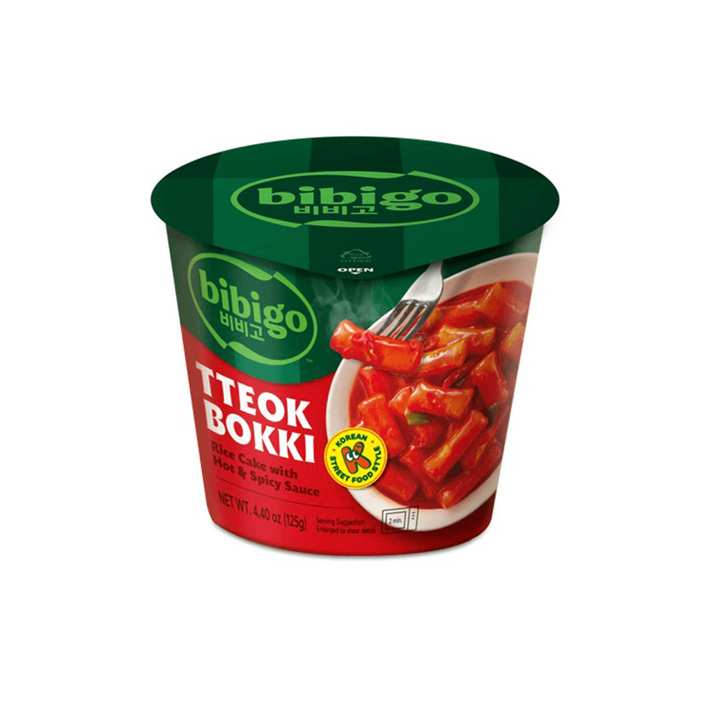 CJ Bibigo Tteokbokki Cup Spicy 4.40 oz.(125g) detail 1