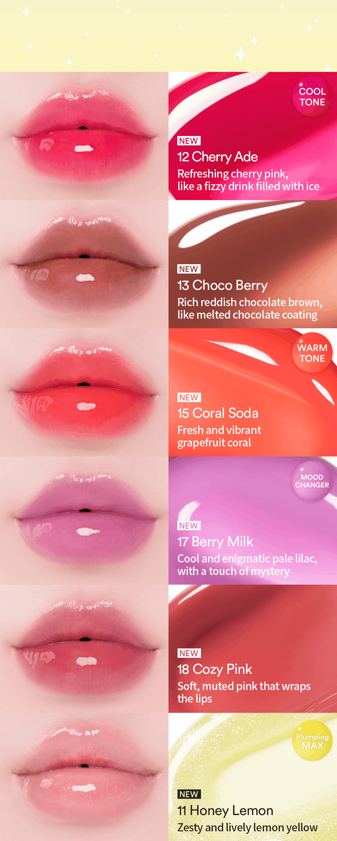 [14colors] TOCOBO Juicy Berry Plumping Lip Oil 0.14 oz.(4g) detail 4