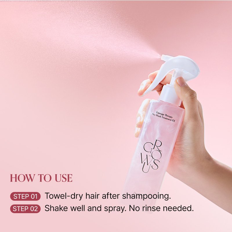 Growus Damage Therapy No-wash Treatment Ex 8.45 fl. oz.(250ml) detail 6
