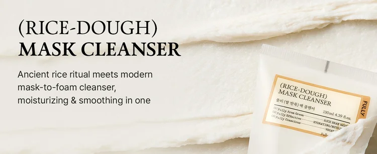 FULLY Rice-dough Mask Cleanser 4.39 fl. oz.(130ml) detail 1