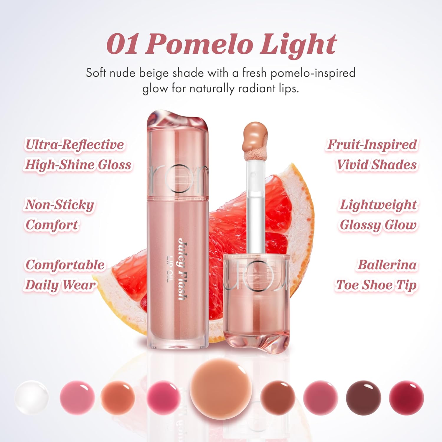 [9colors] rom&nd Juicy Flash Lip Oil 0.17 oz.(4.5g) - Image 4 of 15