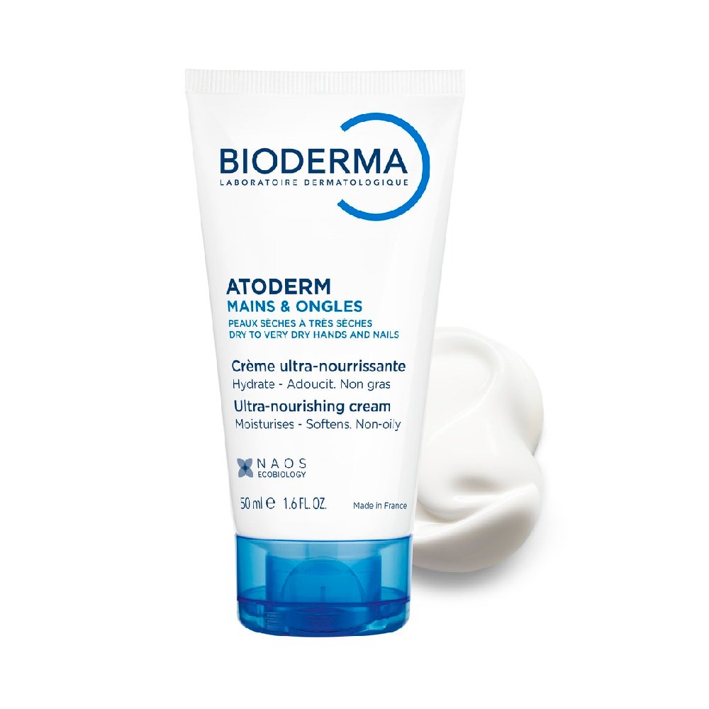 Bioderma Atoderm Hand & Nail Cream Tube 1.6 fl. oz.(50ml) detail 1