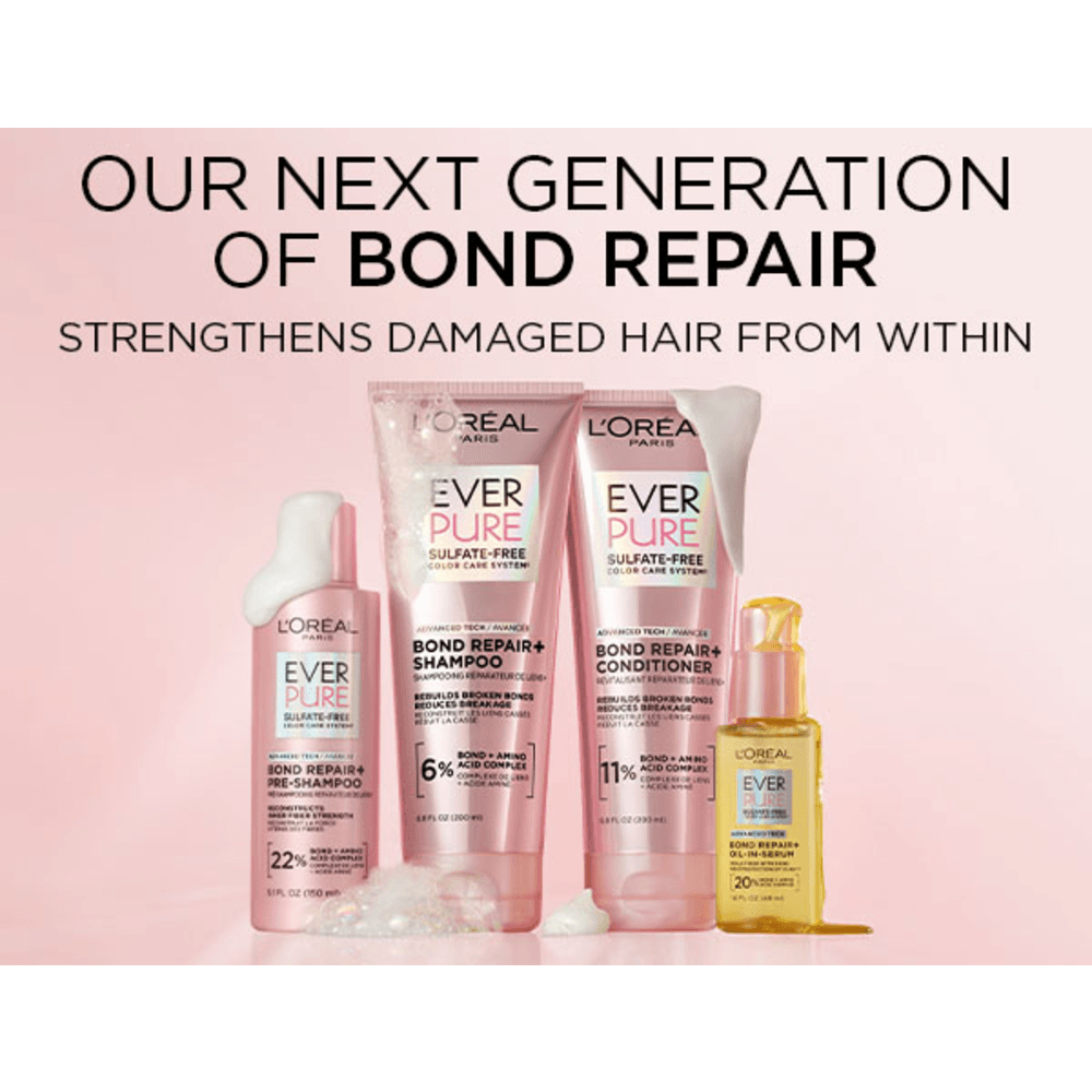 LOREAL PARIS Everpure, Sulfate Free Bond Repair + Pre-shampoo With Amino Acid Complex 5.1 fl. oz.(150ml) detail 1