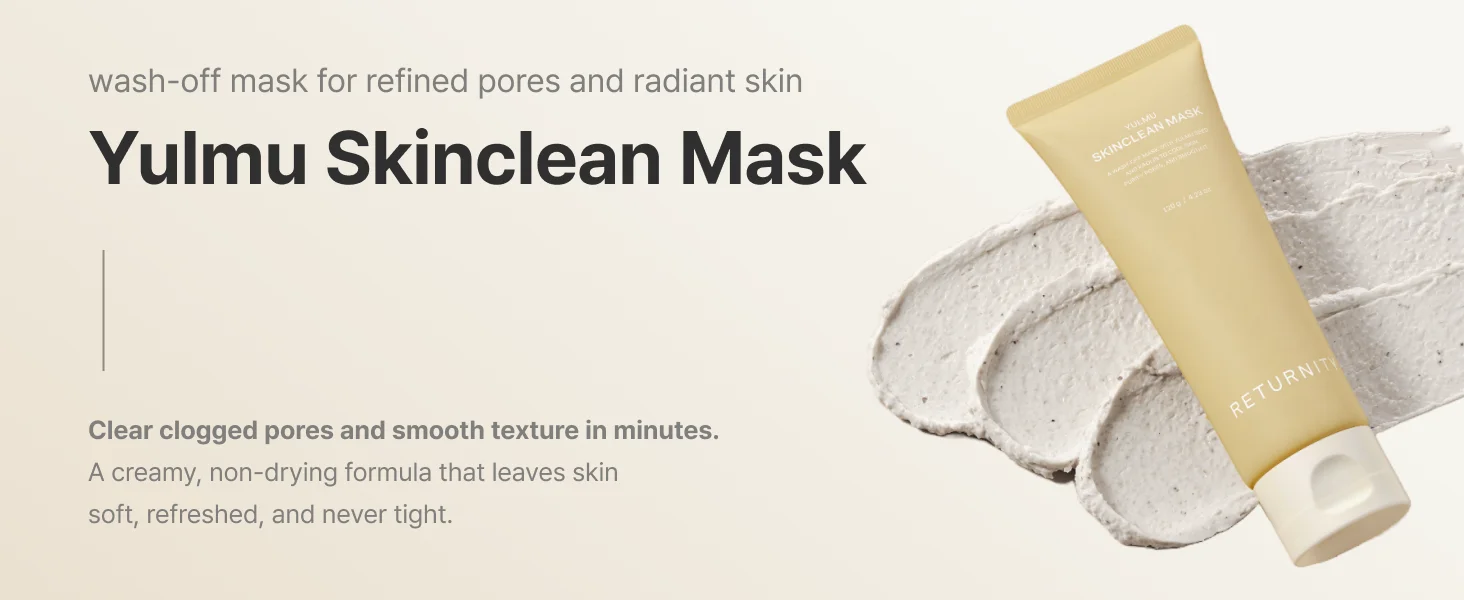 RETURNITY Yulmu Skinclean Mask 4.23 oz.(120g) detail 4