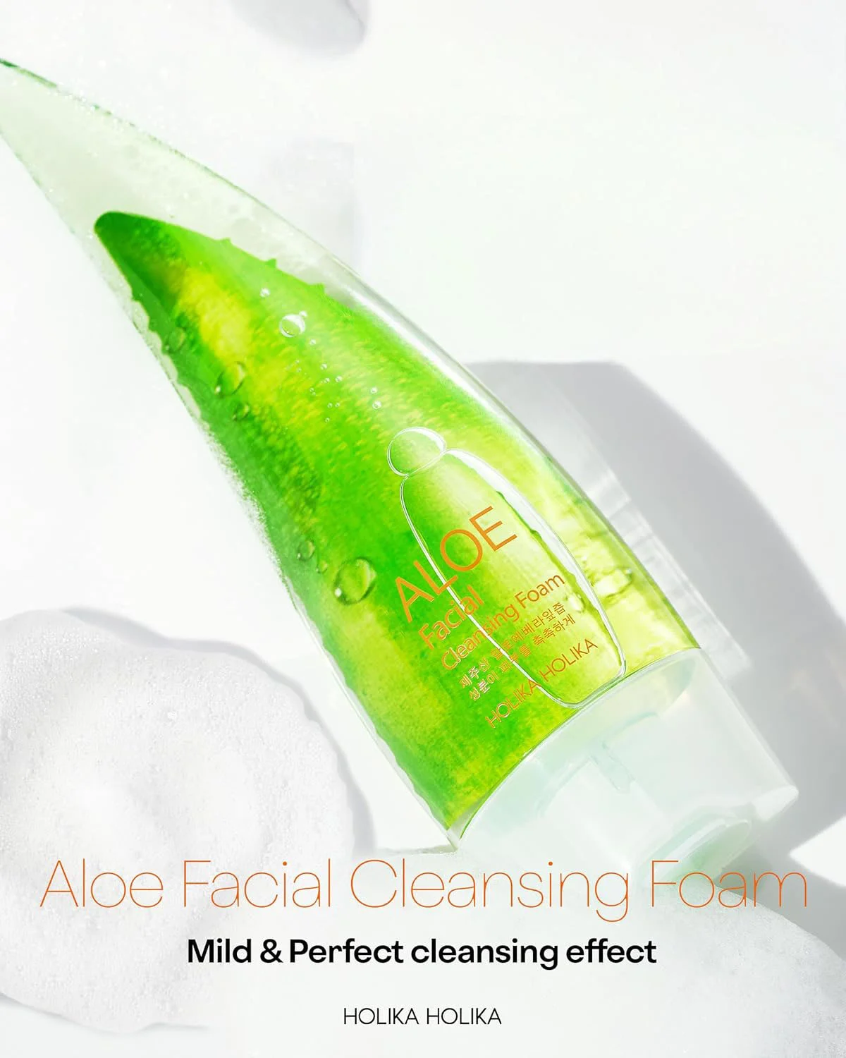 Holika Holika Aloe Facial Cleansing Foam 5.07 fl. oz.(150ml) detail 1