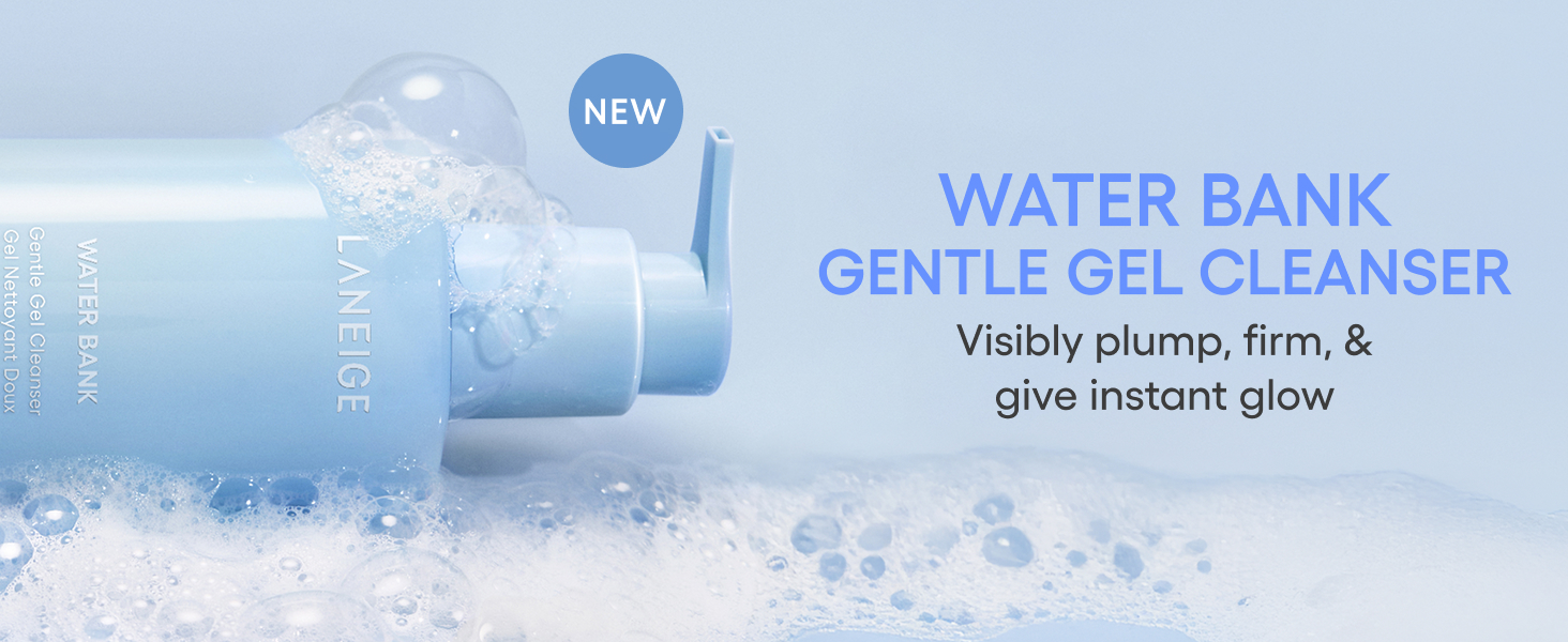 2sizes] LANEIGE Water Bank Gentle Gel Cleanser (Mini/Original