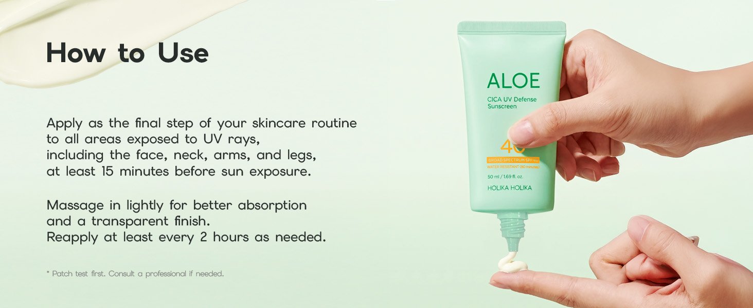 Holika Holika Aloe Cica UV Defense Sunscreen 1.69 fl. oz.(50ml) detail 7