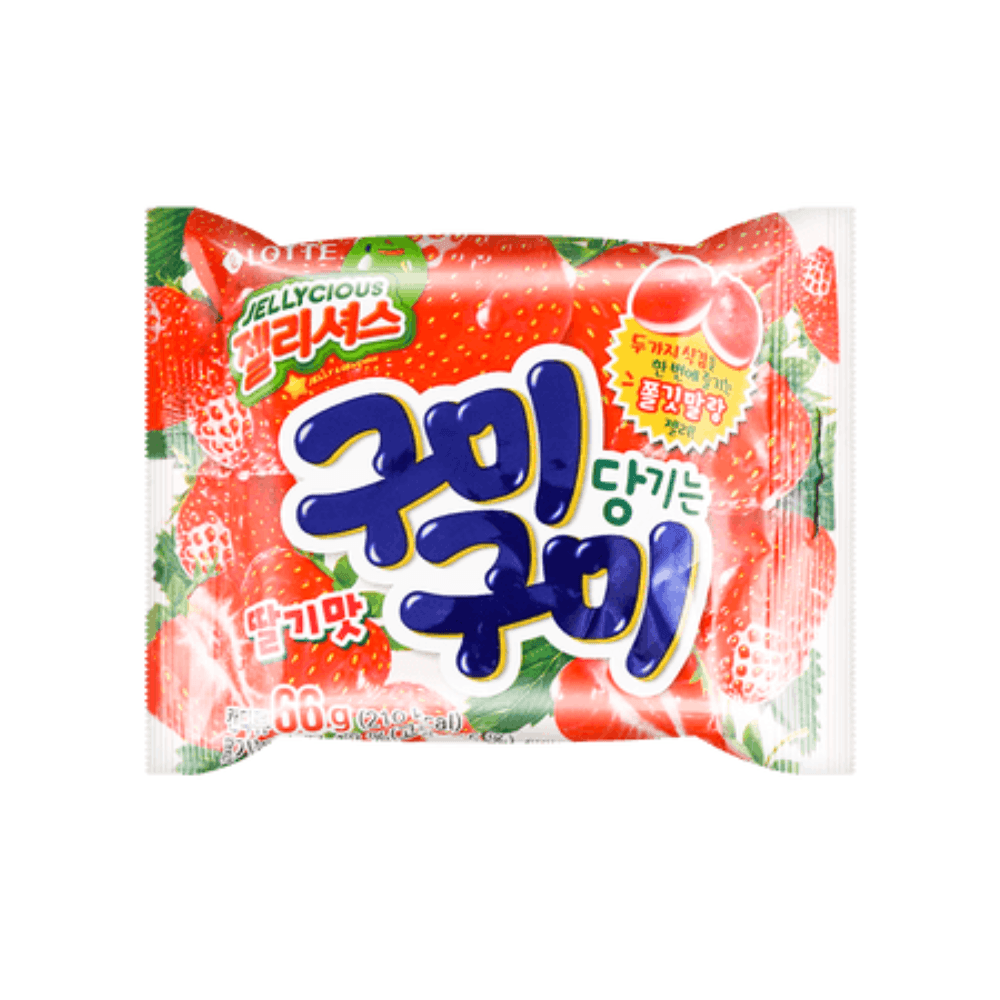 Lotte Gummy Gummy Strawberry 2.33 oz.(66g) detail 1
