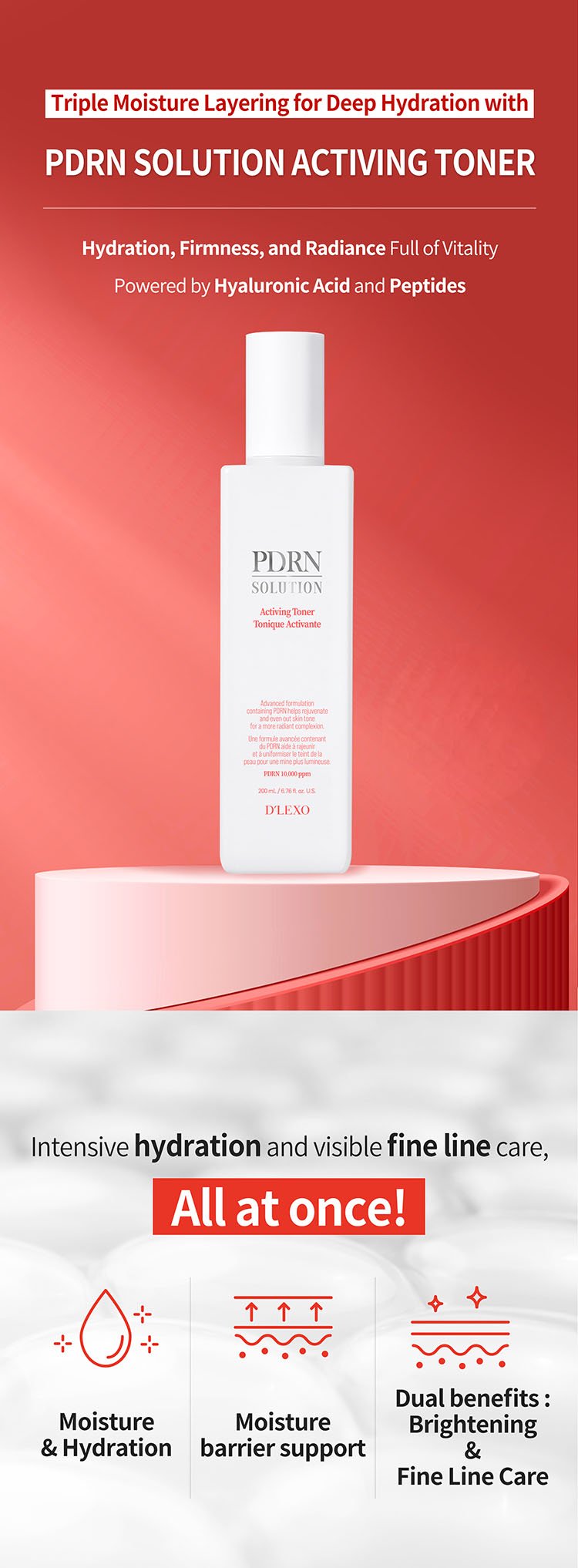 D'Lexo PDRN Solution Activing Toner 6.76 fl. oz.(200ml) detail 1