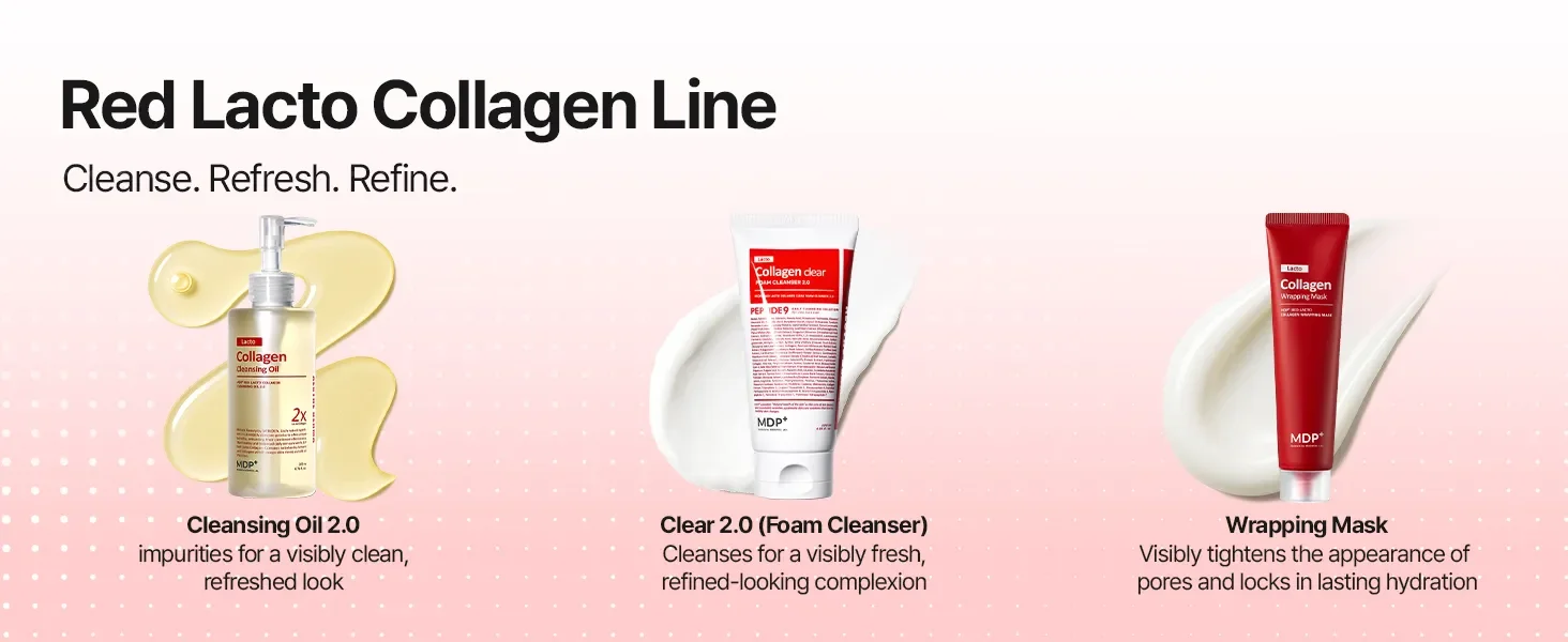 MDP Red Lacto Collagen Cleansing Oil 2.0 / 6.76 fl. oz.(200ml) detail 3